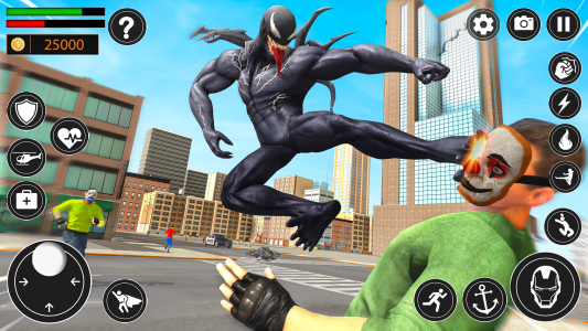 اسکرین شات بازی Black Spider Rope Hero Man 2