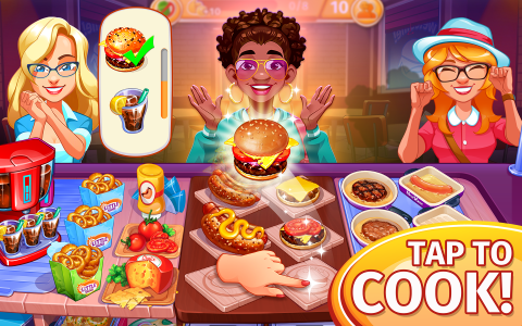 اسکرین شات بازی Cooking Craze: Restaurant Game 1