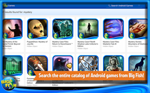 اسکرین شات بازی Big Fish Games App 2