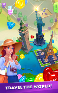 اسکرین شات بازی Gummy Drop! Match 3 to Build 2