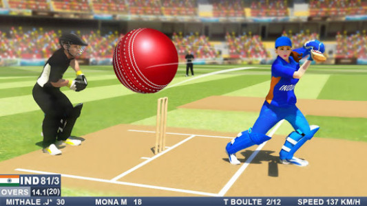 اسکرین شات بازی Cricket Games - Boys Vs Girls Cricket 8