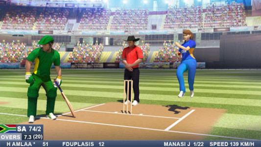 اسکرین شات بازی Cricket Games - Boys Vs Girls Cricket 3