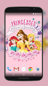 اسکرین شات برنامه Princess Wallpaper 3
