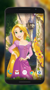 اسکرین شات برنامه Princess Wallpaper 2