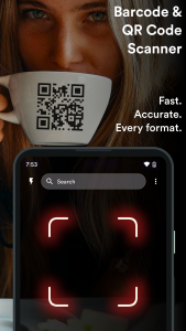 اسکرین شات 1 برنامه QR Code Reader Barcode Scanner