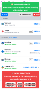 اسکرین شات 1 برنامه ShopSavvy - Barcode Scanner & QR Code Reader
