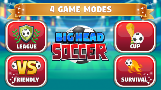 اسکرین شات بازی Big Head Soccer 2