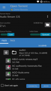 اسکرین شات 4 برنامه BiglyBT, Torrent Downloader