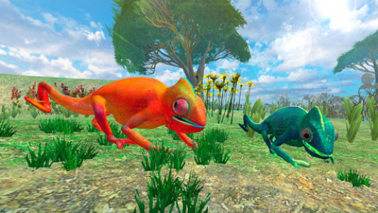 اسکرین شات بازی Chameleon Wild Life Sim 3D 2