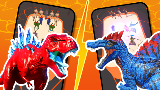اسکرین شات 2 بازی Merge Dinosaur - Fuse & Fight