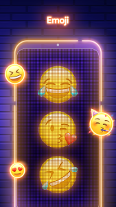 اسکرین شات 6 برنامه Lightboard:Scrolling Neon Text