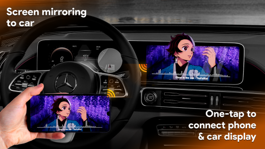 اسکرین شات 3 برنامه Mirror Link Car Screen