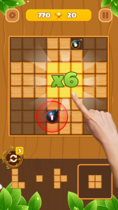اسکرین شات 3 بازی Woody Block Puzzle: Wood Game