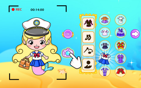 اسکرین شات بازی Mermaid Princess Town Design 3