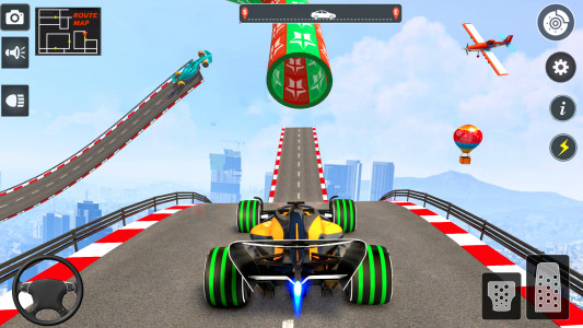 اسکرین شات برنامه GT Formula Car Stunt Master 3D 1