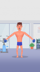 اسکرین شات بازی Muscle Man Clicker-Gym Workout 1