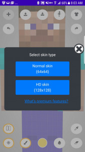 اسکرین شات برنامه MCSE Skin Editor for minecraft 6