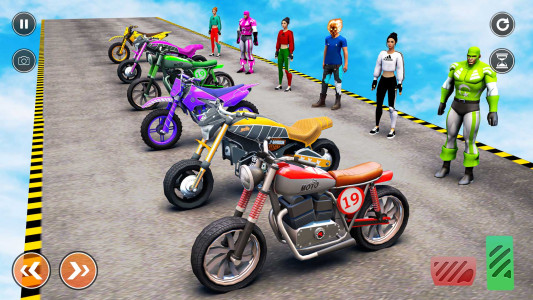 اسکرین شات 6 برنامه Bike Stunt Racing Game offline