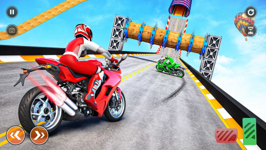 اسکرین شات 2 برنامه Bike Stunt Racing Game offline