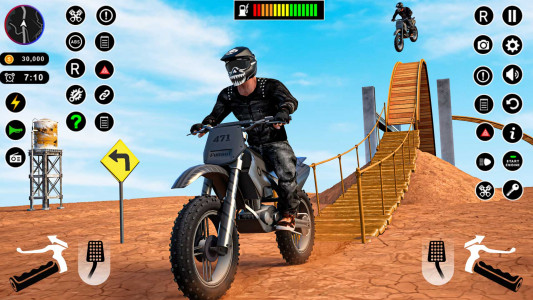 اسکرین شات برنامه Bike Stunt Games Bike games 3D 4
