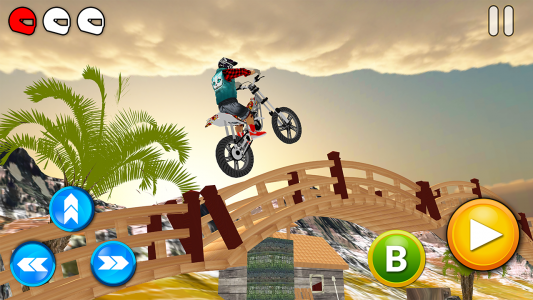 اسکرین شات بازی Tricky Bike Racing With Crazy  1