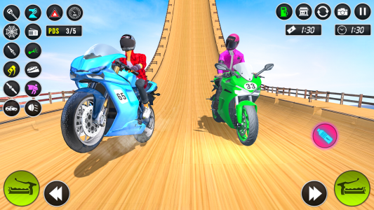 اسکرین شات برنامه Bike Stunt 3D Bike Racing Game 3