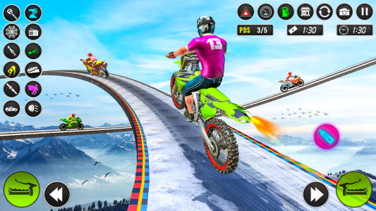 اسکرین شات 2 برنامه Bike Stunt 3D Bike Racing Game