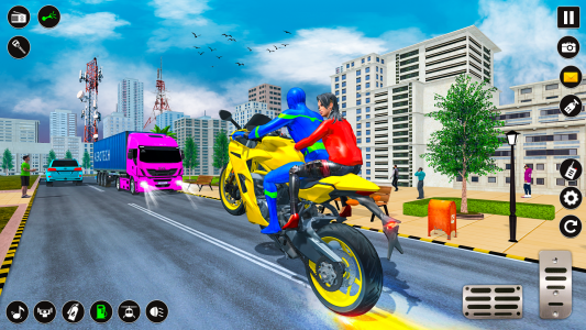 اسکرین شات 3 برنامه Bike Stunt 3D Bike Racing Game
