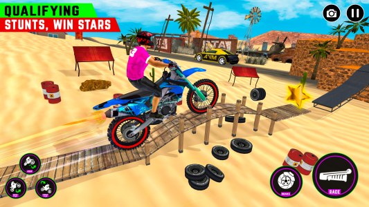 اسکرین شات برنامه Bike Stunt 3D Bike Racing Game 4