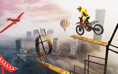 اسکرین شات برنامه Bike Stunt 3D Bike Racing Game 7