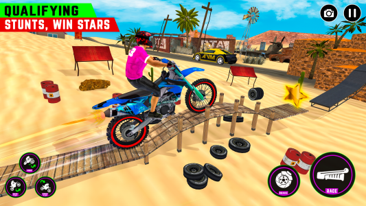 اسکرین شات 1 برنامه Bike Stunt 3D Bike Racing Game