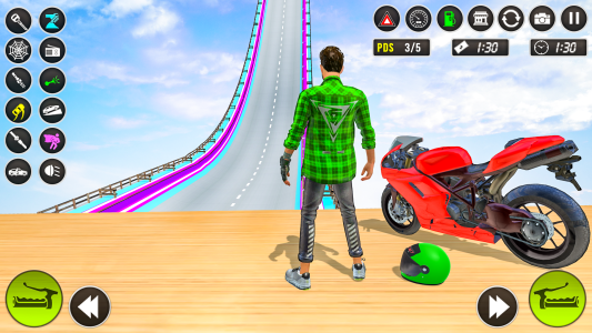 اسکرین شات 4 برنامه Bike Stunt 3D Bike Racing Game