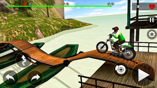 اسکرین شات برنامه Bike Stunt 3D Bike Racing Game 3