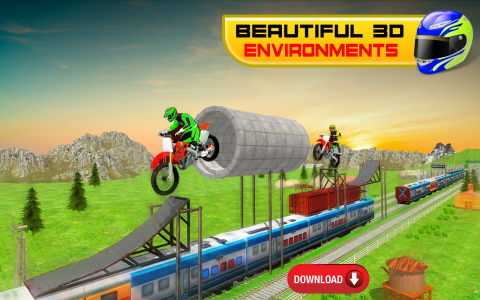 اسکرین شات برنامه Bike Stunt Racing Games 3D 2