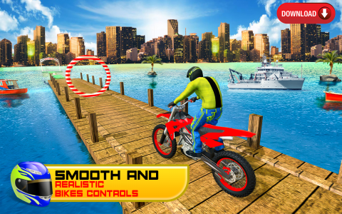 اسکرین شات برنامه Bike Stunt Racing Games 3D 6