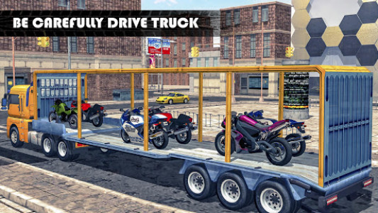 اسکرین شات بازی Bike Transport Heavy truck 3