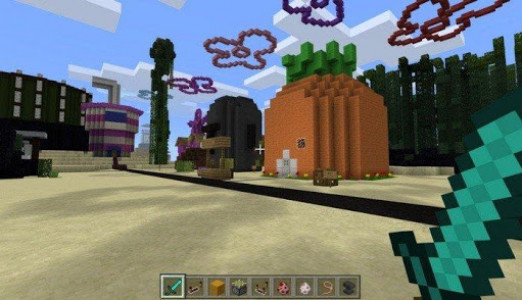 اسکرین شات برنامه Mod Bikini Bottom Pineapple House for Minecraft 2