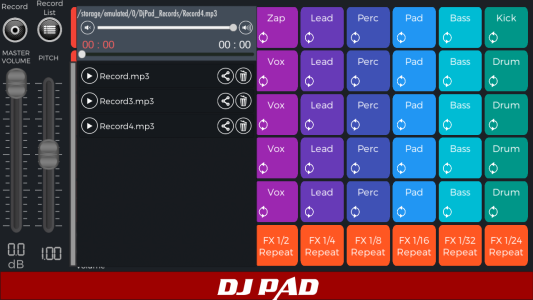 اسکرین شات 3 برنامه DJ PADS - Become a DJ