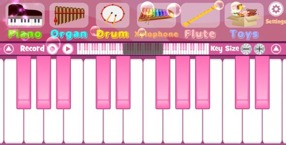 اسکرین شات بازی Pink Piano 1