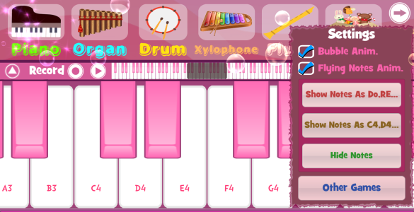 اسکرین شات 4 بازی Pink Piano