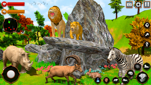 اسکرین شات بازی Animal Games Lion Simulator 6