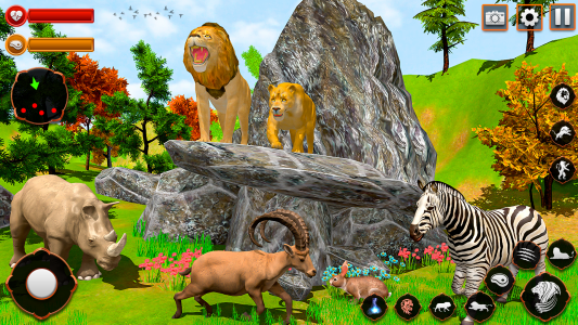 اسکرین شات بازی Wild Lion Simulator Games 6
