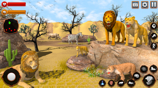 اسکرین شات بازی Animal Games Lion Simulator 3