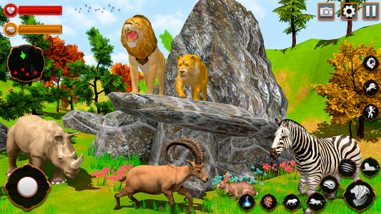 اسکرین شات 6 بازی Animal Games Lion Simulator