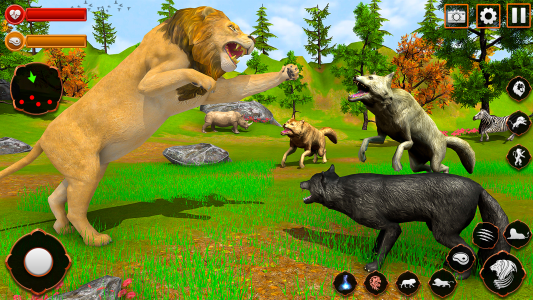 اسکرین شات بازی Animal Games Lion Simulator 2