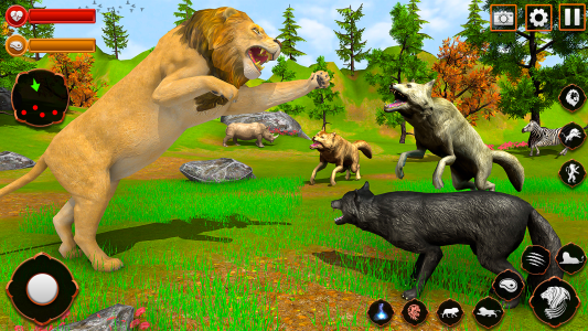اسکرین شات 2 بازی Animal Games Lion Simulator