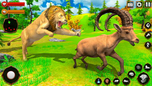 اسکرین شات بازی Animal Games Lion Simulator 4