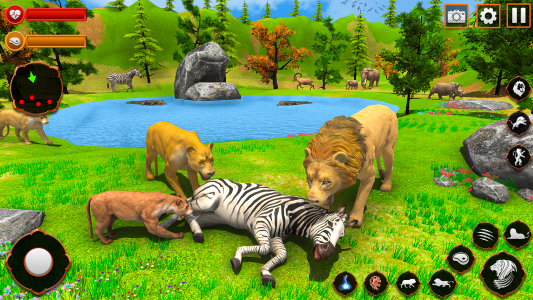 اسکرین شات بازی Animal Games Lion Simulator 1