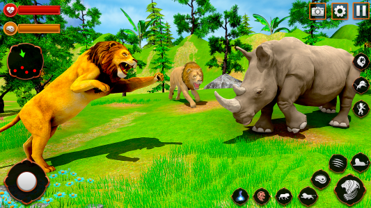اسکرین شات بازی Wild Lion Simulator Games 5