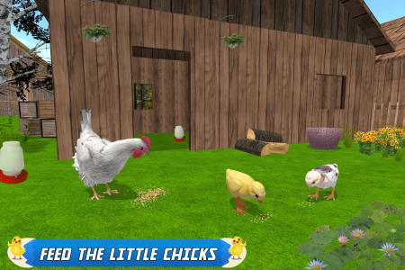 اسکرین شات بازی Hen Simulator Chicken Farming 2